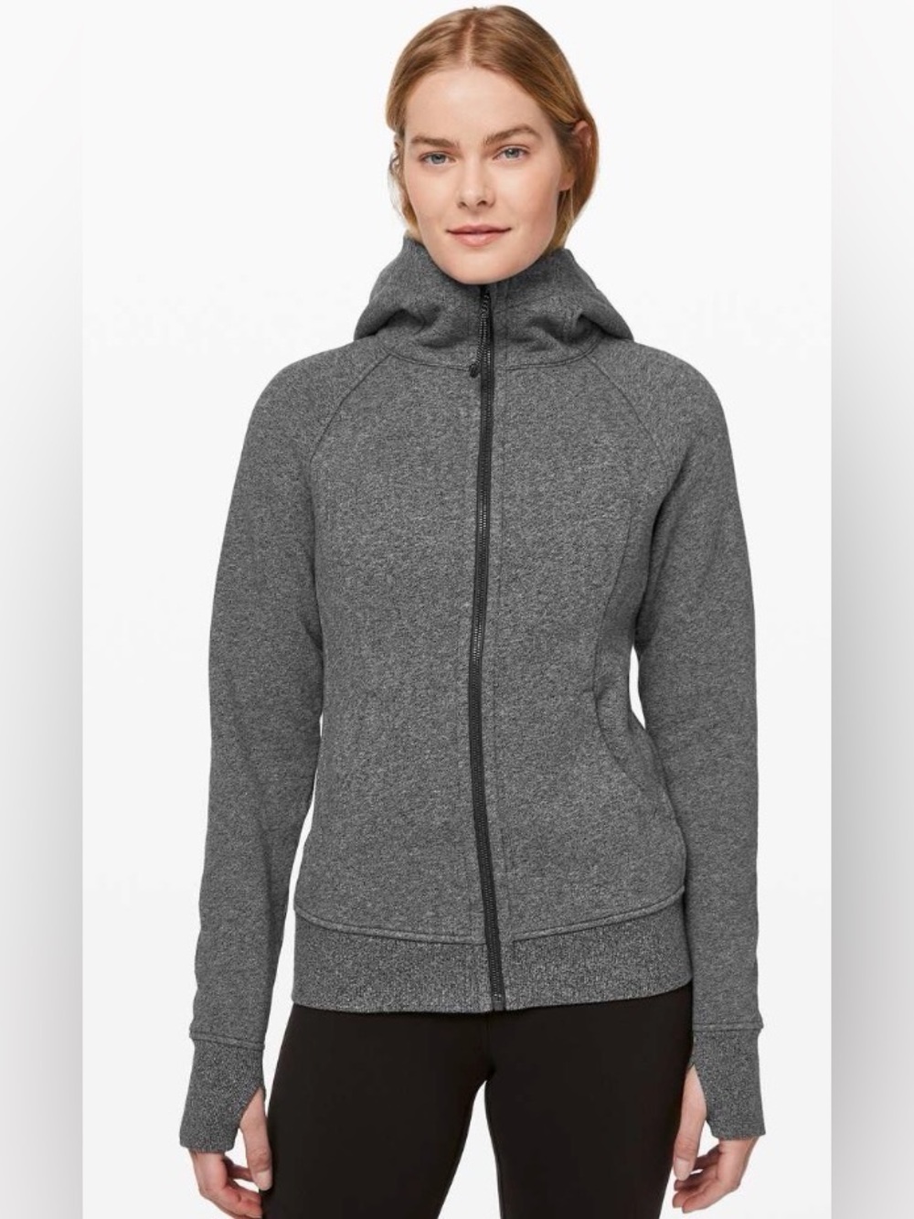 * Lululemon Scuba Hoodie Jacket Cotton Fleece SZ 12 $118 *